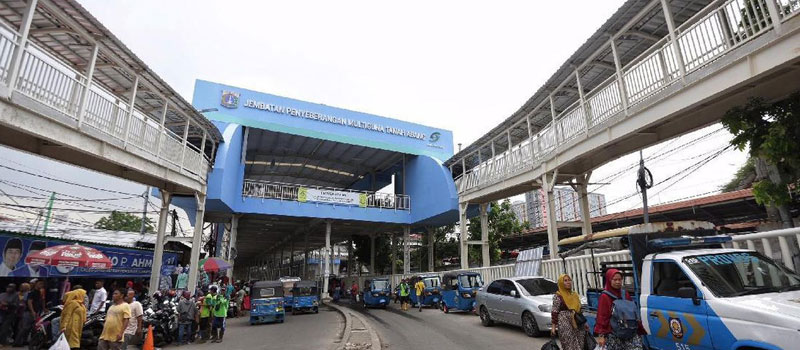 Akses Menuju Stasiun Tanah Abang