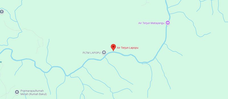 Lokasi dan Akses Menuju Air Terjun Lapopu - Tournesia