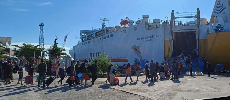 Arus Mudik dan Data Penumpang Terkini dari Pelabuhan Panglima Utar Kumai