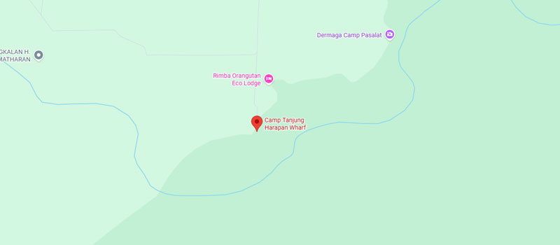 Lokasi dan Akses Menuju Camp Tanjung Harapan Wharf