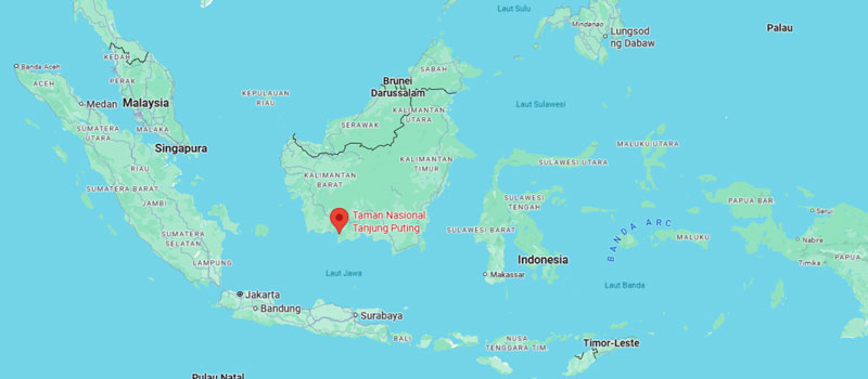 Lokasi dan Akses ke Taman Nasional Tanjung Puting