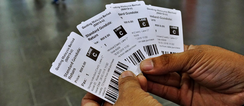 Harga Tiket Cable Car Genting Highland