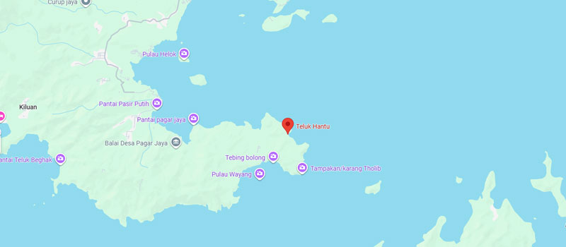 Lokasi dan Akses Menuju Teluk Hantu