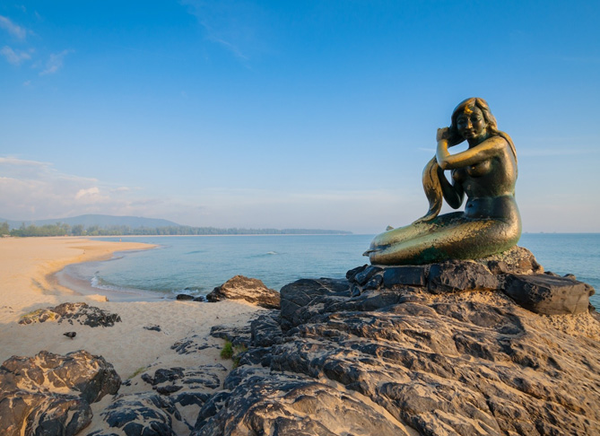 Pantai Samila di Hatyai Thailand : Keindahan Alam Memukau