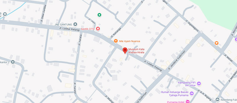 Lokasi, Akses, dan Lingkungan Sekitar Museum Kata Andrea Hirata