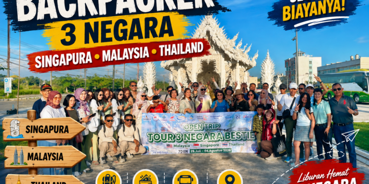 Backpacker 3 Negara Singapura Malaysia Thailand
