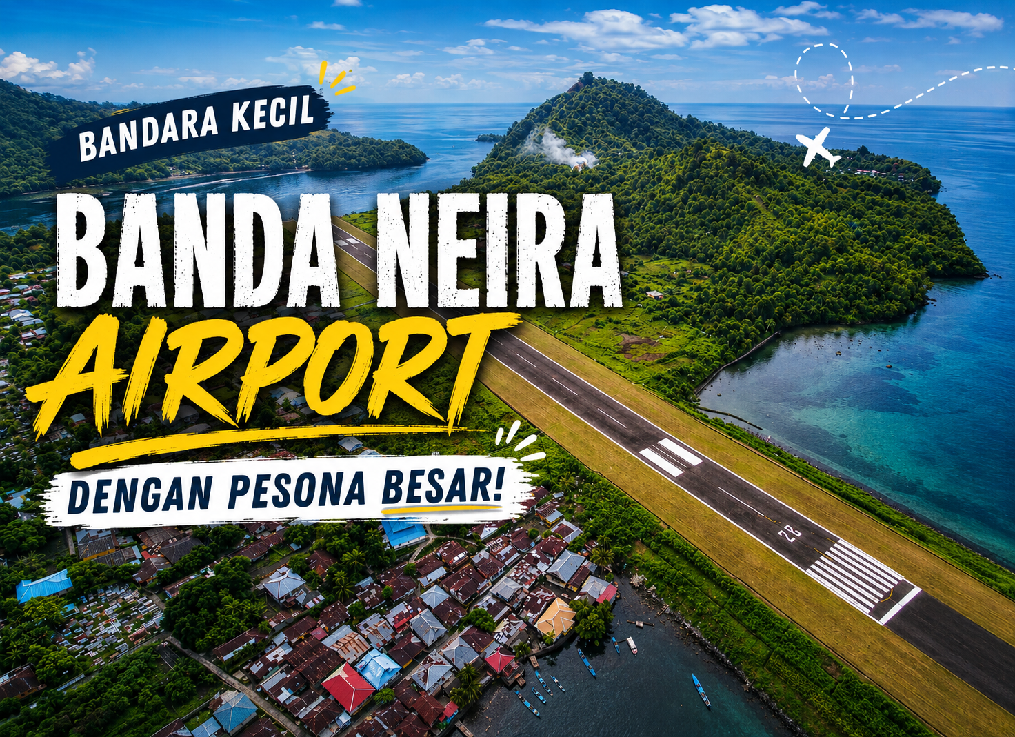 Banda Neira Airport, Bandara Kecil dengan Pesona Besar!