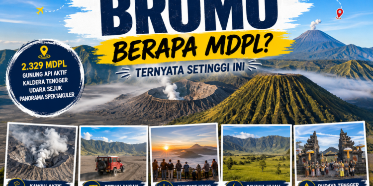 Gunung Bromo Berapa MDPL