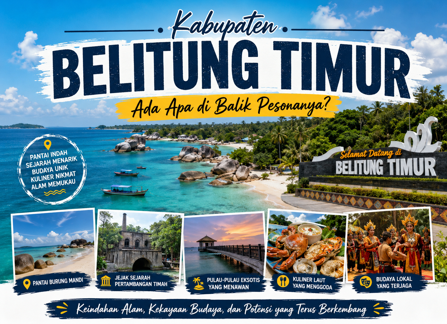 Kabupaten Belitung Timur : Ada Apa di Balik Pesonanya?