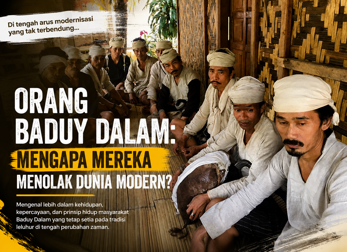Orang Baduy Dalam : Mengapa Mereka Menolak Dunia Modern?