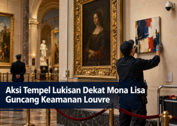 Aksi Tempel Lukisan Dekat Mona Lisa Guncang Keamanan Louvre