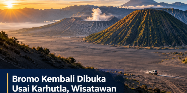 Bromo Kembali Dibuka Usai Karhutla, Wisatawan Tetap Waspada