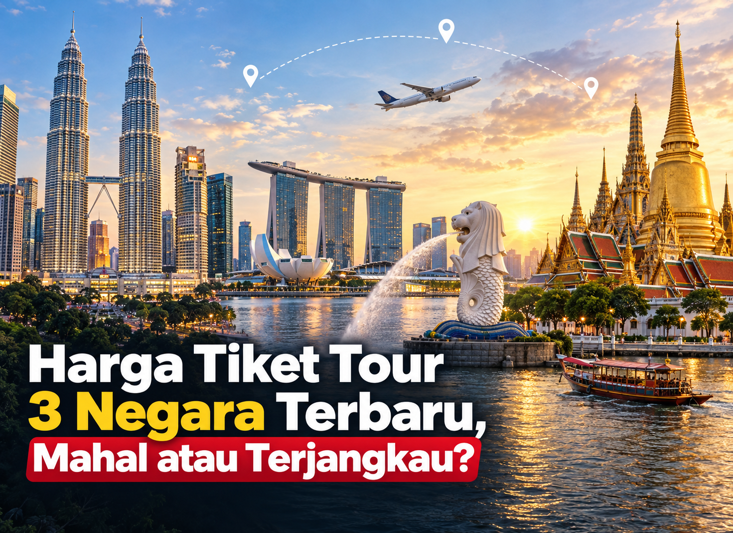 Harga Tiket Tour 3 Negara Terbaru, Mahal atau Terjangkau?
