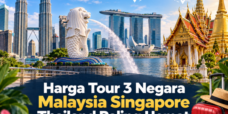 Harga Tour 3 Negara Malaysia Singapore Thailand