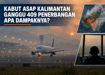 Kabut Asap Kalimantan Ganggu 409 Penerbangan, Apa Dampaknya