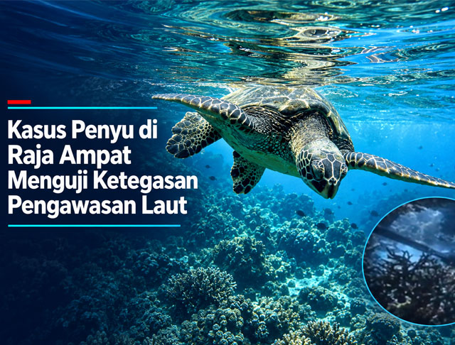 Kasus Penyu di Raja Ampat Menguji Ketegasan Pengawasan Laut