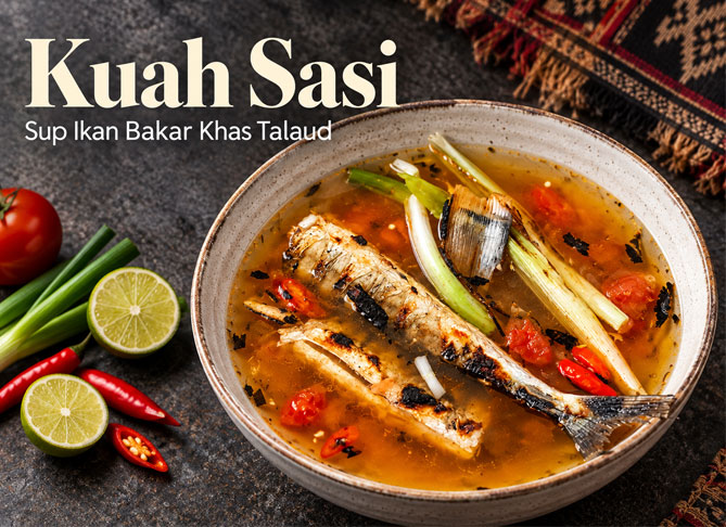 Kuah Sasi Khas Talaud, Sup Ikan Bakar Asli yang Autentik