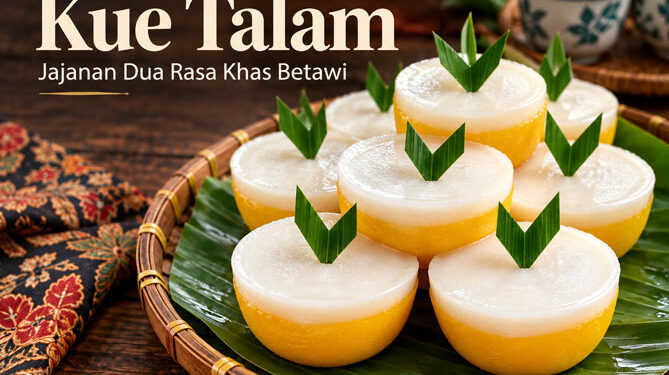 Kue Talam, Jajanan Dua Rasa yang Menyimpan Jejak Betawi