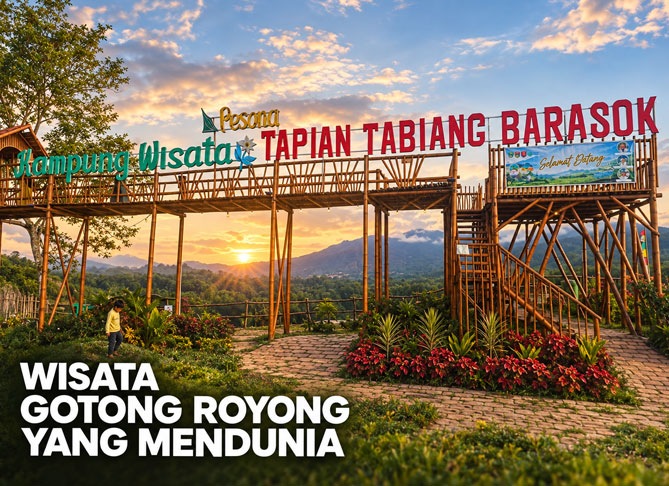 Tapian Tabiang Barasok, Wisata Gotong Royong yang Mendunia