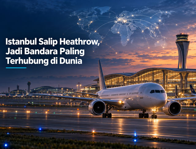 Istanbul Salip Heathrow, Jadi Bandara Paling Terhubung Dunia