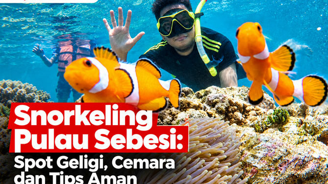 Snorkeling Pulau Sebesi Spot Geligi, Cemara dan Tips Aman